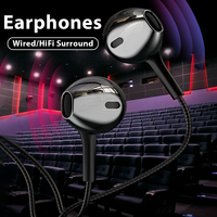 Mobilephone Type-C Wired Headphones For Samsung Galaxy Huawei Xiaomi Pad Lenovo USB C 3.5mm Earphones For PC Laptop Jack Headset