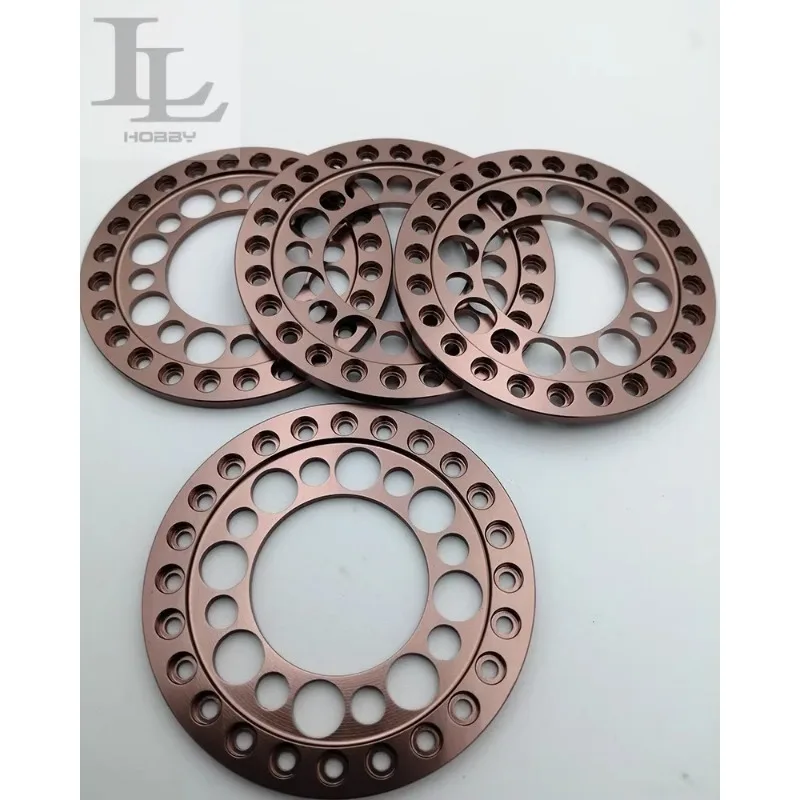 1.9 2.2-inch Metal Wheel Hub Pressure Ring Anti Sticking Wheel Rim Outer Cover for 1/10 RC Crawler Car RC4WD D90 DIY Parts