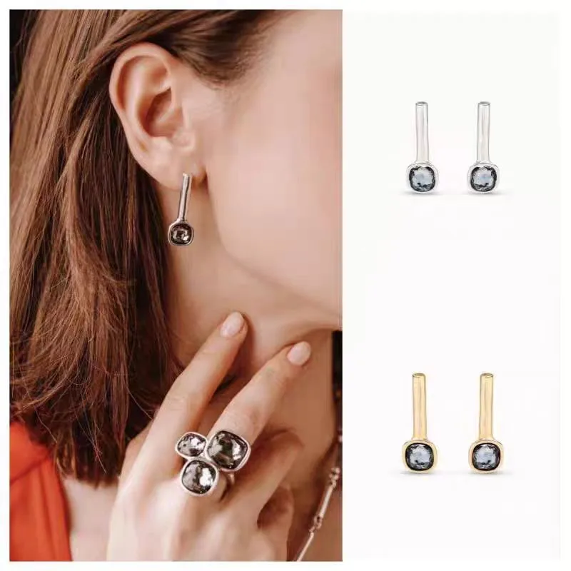 

Spain tide brand UNOde50 simple female small stud temperament earring European and American cross-border e-commerce accessories