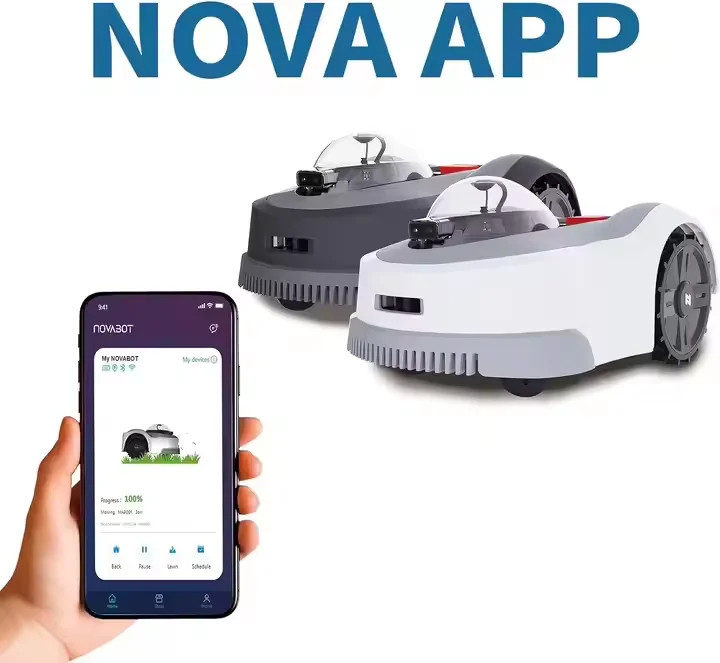 Cutting Area 3000㎡ Durable Lawm Mower Robot Popular Border - Less Lawn - Mowing Robot  with RTK GPS App