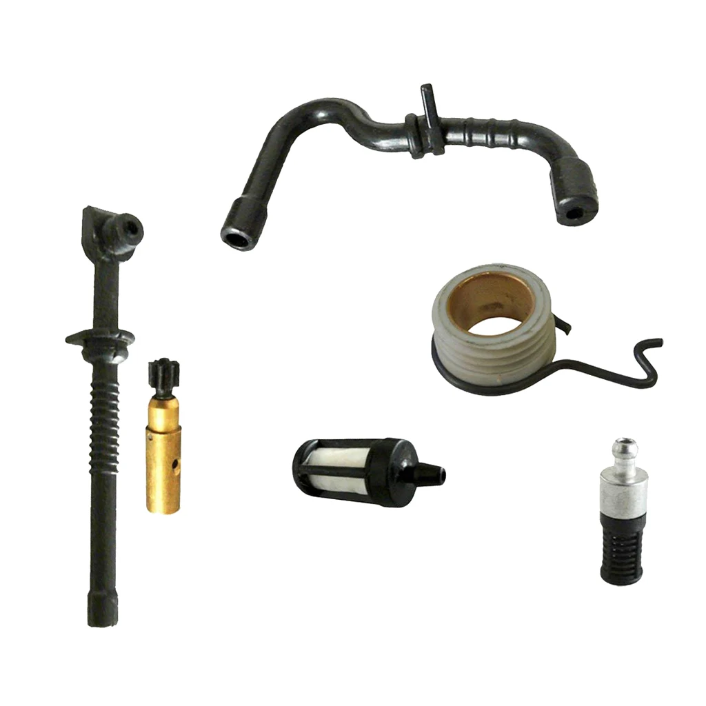 Multicolor Alloy Oil Line Filter Tube Set Worm Gear Chainsaw Parts for 017 018 MS170 MS180 Easy Install