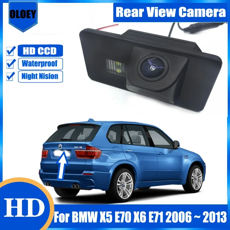 HD rear camera For BMW X5 E70 X6 E71 2006 ~ 2009 2010 2011 2012 2013 Night Vision Waterproof Backup Parking Reversing Camera