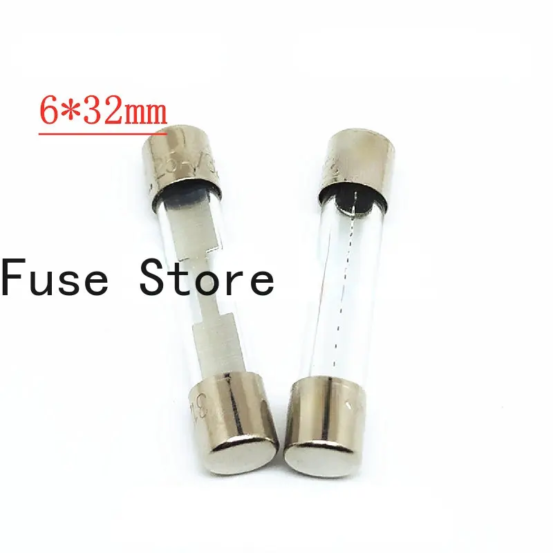 

1PCS 312 Imported 6*32 Glass Fuse Tube F500ma/1/2/3/4/5/6/7/8/10a250vp