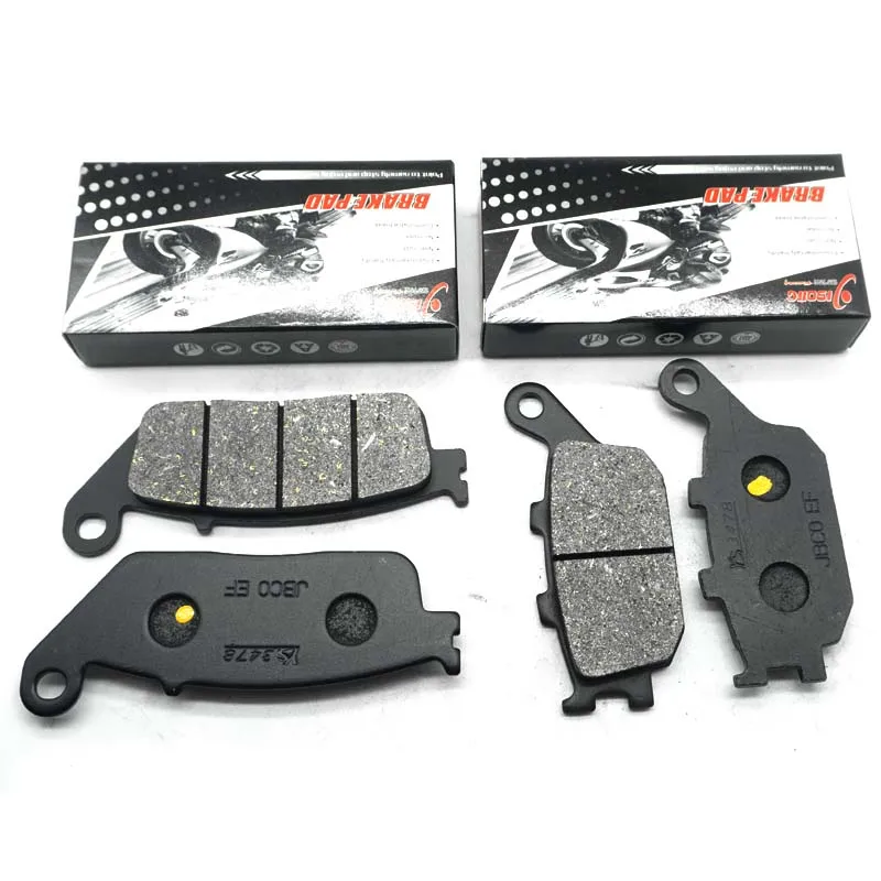 For HONDA VTX1300C 2004-2009 VTX1300R 2005 2006 2007 2008 2009 VTX1300S 2003-2007 VTX1300 C Motorcycle Front Rear Brake Pads Kit