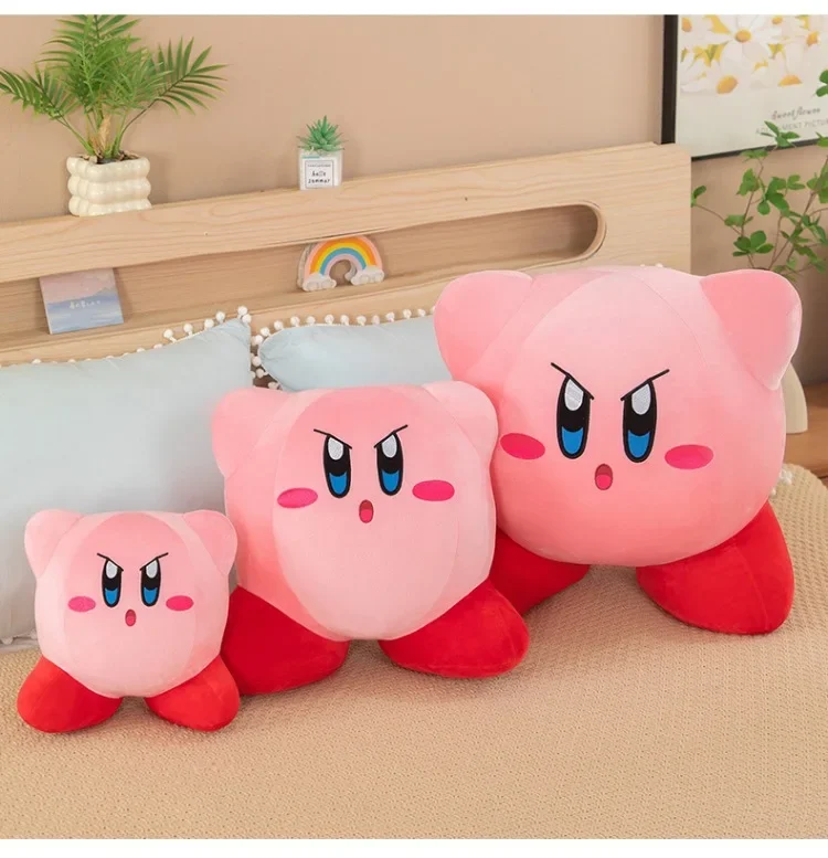 43cm Kawaii Anime Star Kirby Plush Toy Cute Big Size Kirby Stuffed Doll Peluche Toys Christmas Birthday Great Gift for Children