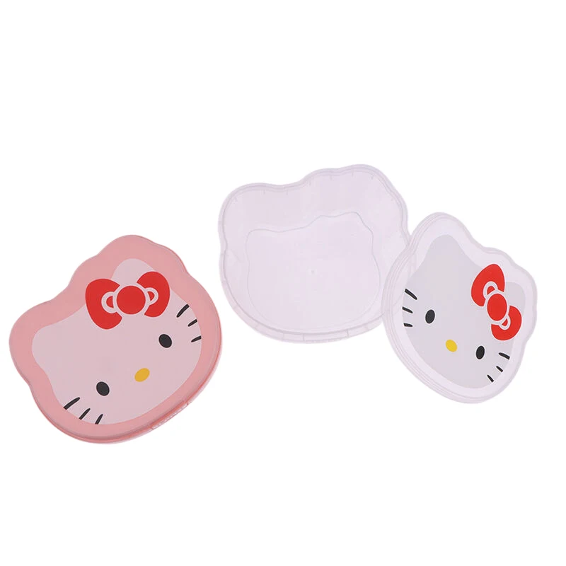 1 pz Sanrio Anime Hello Kitty Y2K scatola di immagazzinaggio Kawaii Cute Cartoon Student Hairpin Desktop Storage Toys regali per ragazze