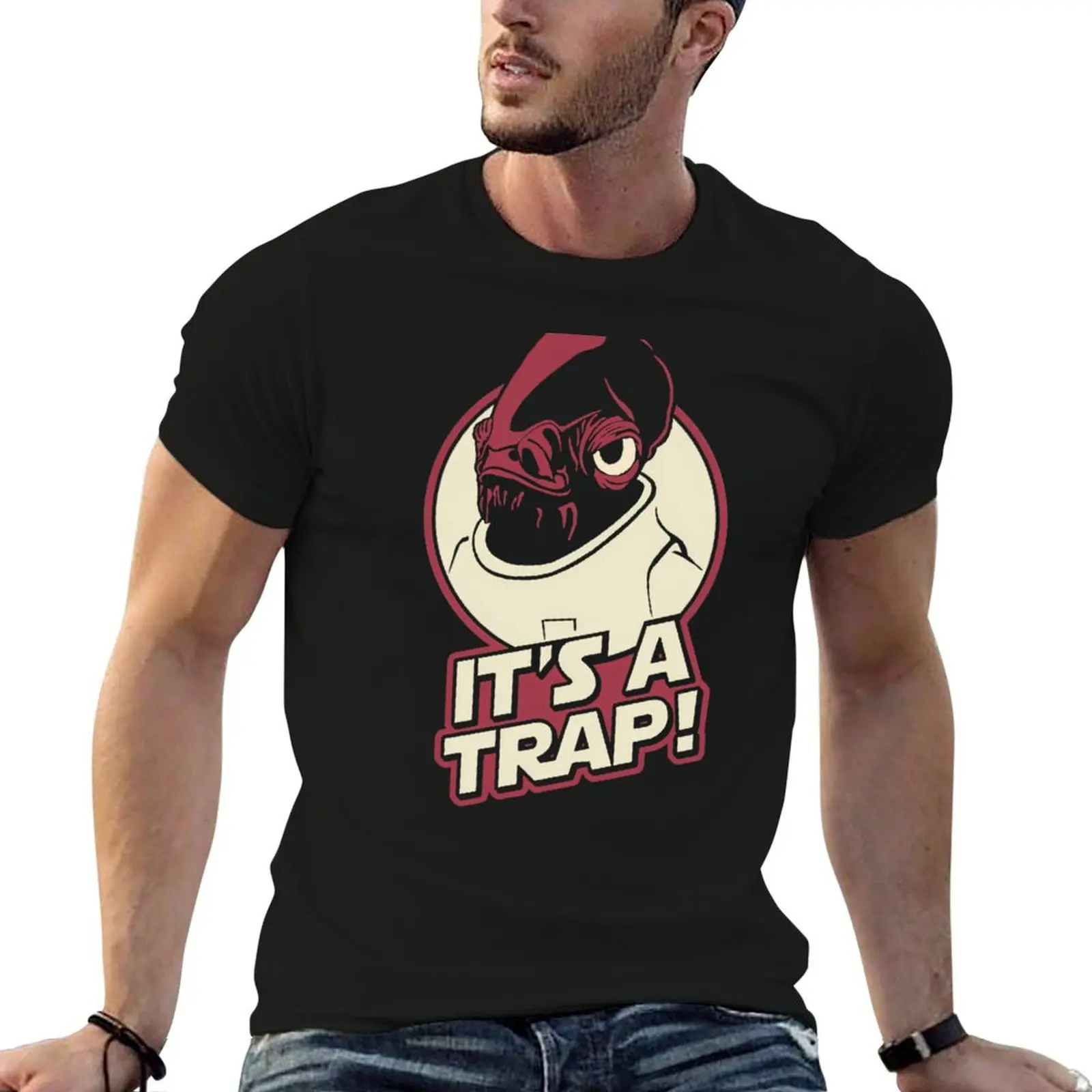 It S A Trap T-Shirt man t shirt luxury man t shirt cotton t shirts for man pack white T-shirt