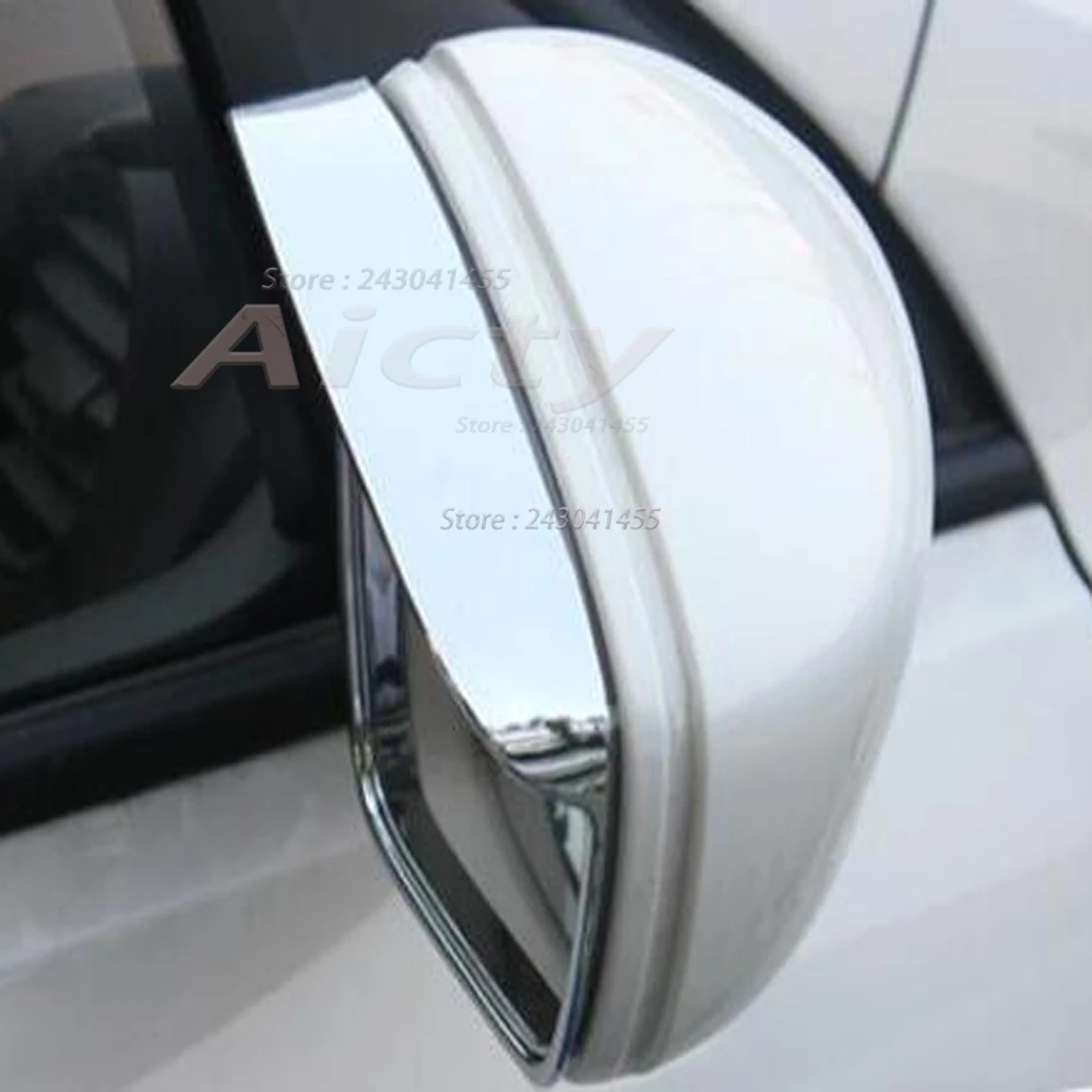 For Volvo XC60 XC 60 2018 2019 2020 ABS Chrome Side Door Rearview mirror overlay Rearview Mirror Rain Shield Visor Cover Trim