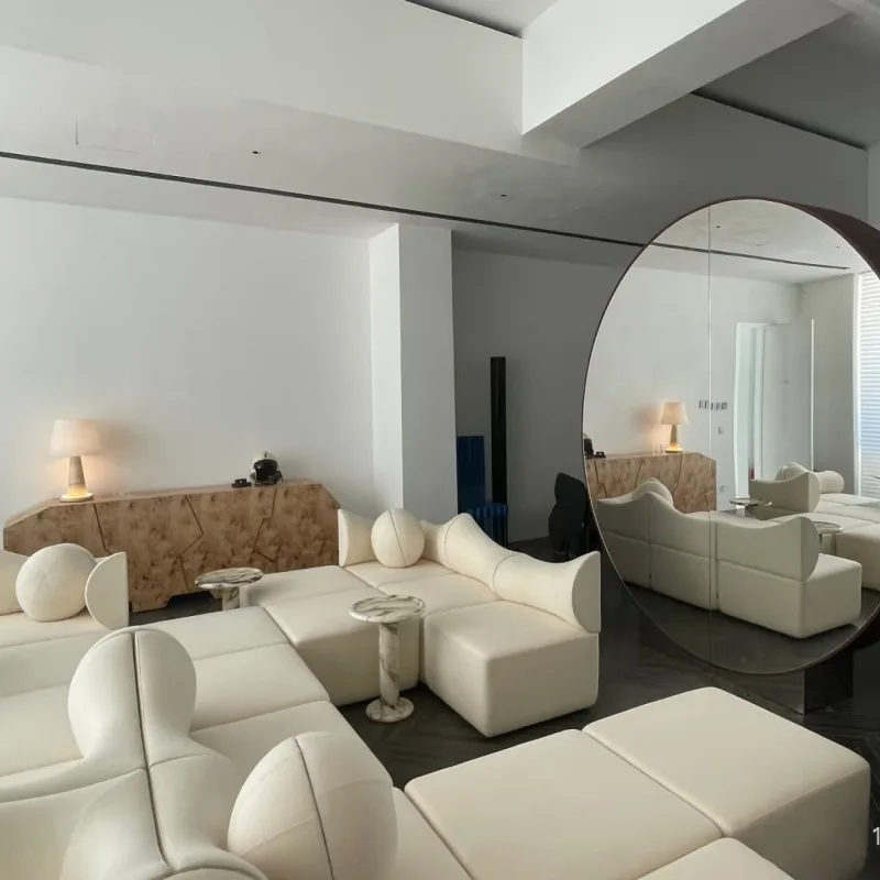 Sofa Minimalist Modern Living Room Free Combination Module Geometric Sofa