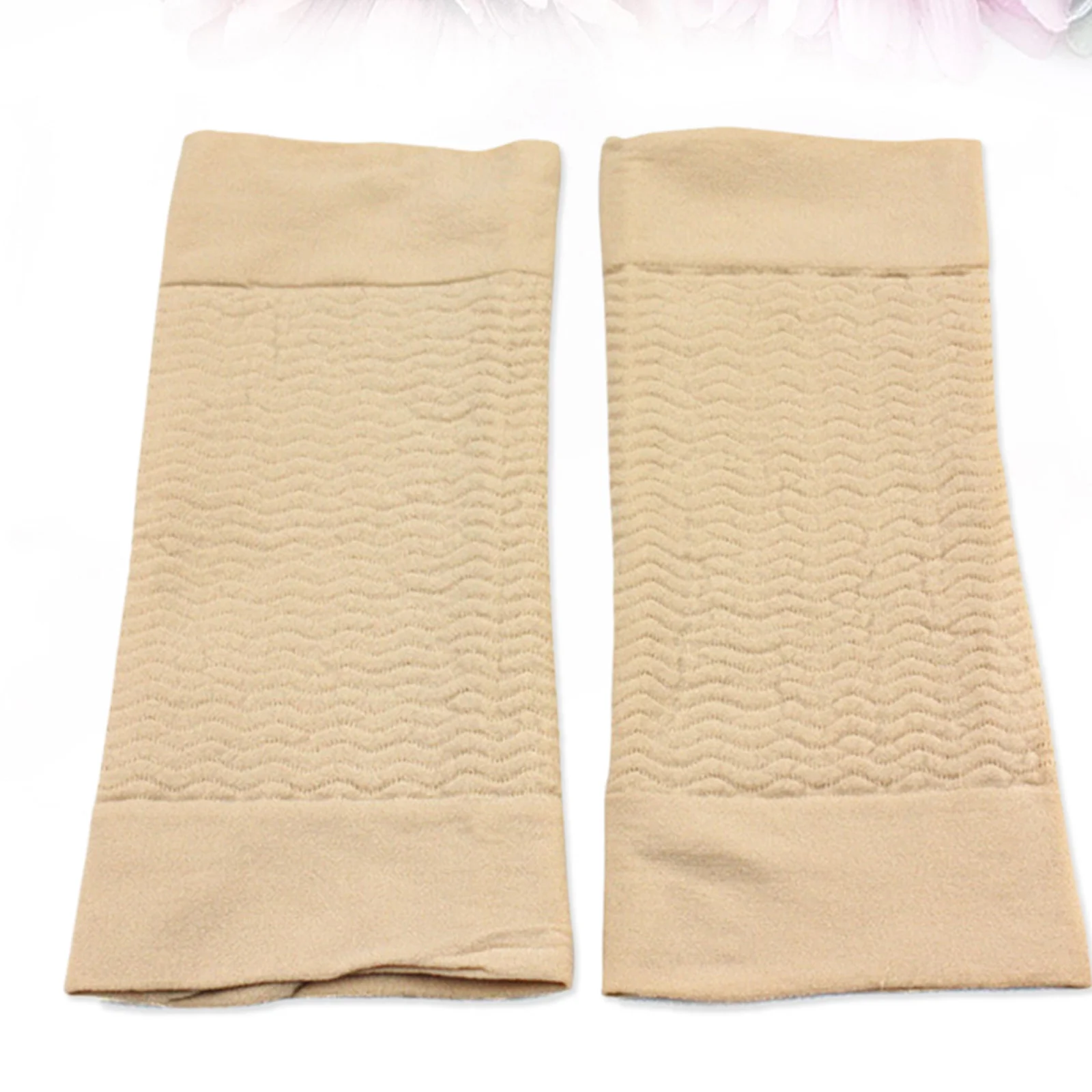 1 Par de Mangas de Compresión para Brazos Flácidos, Mangas Elásticas Adelgazantes para la Parte Superior del Brazo, Mangas de Soporte para Ejercicio Físico, Color Caqui