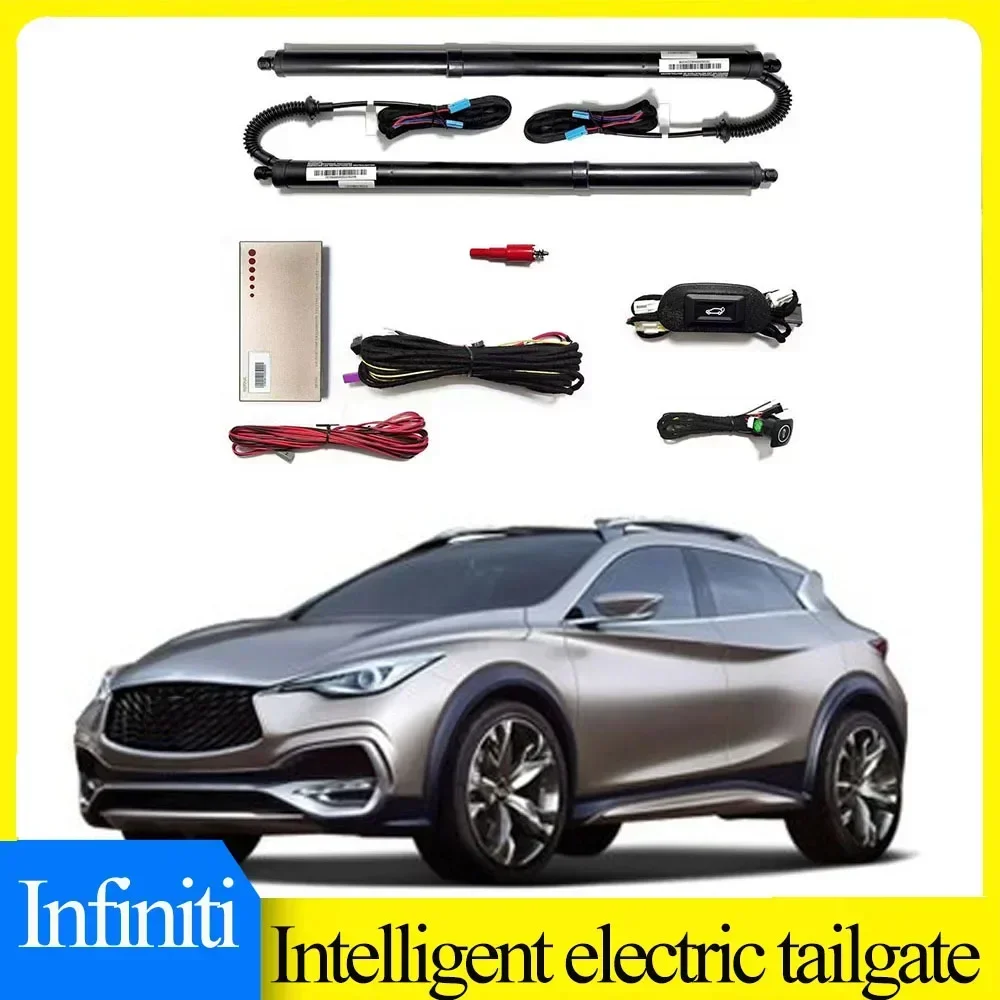 

Автомобильный подъемник для багажника Infiniti QX30 H15 Q30 2017 ~ 2022, электрический люк