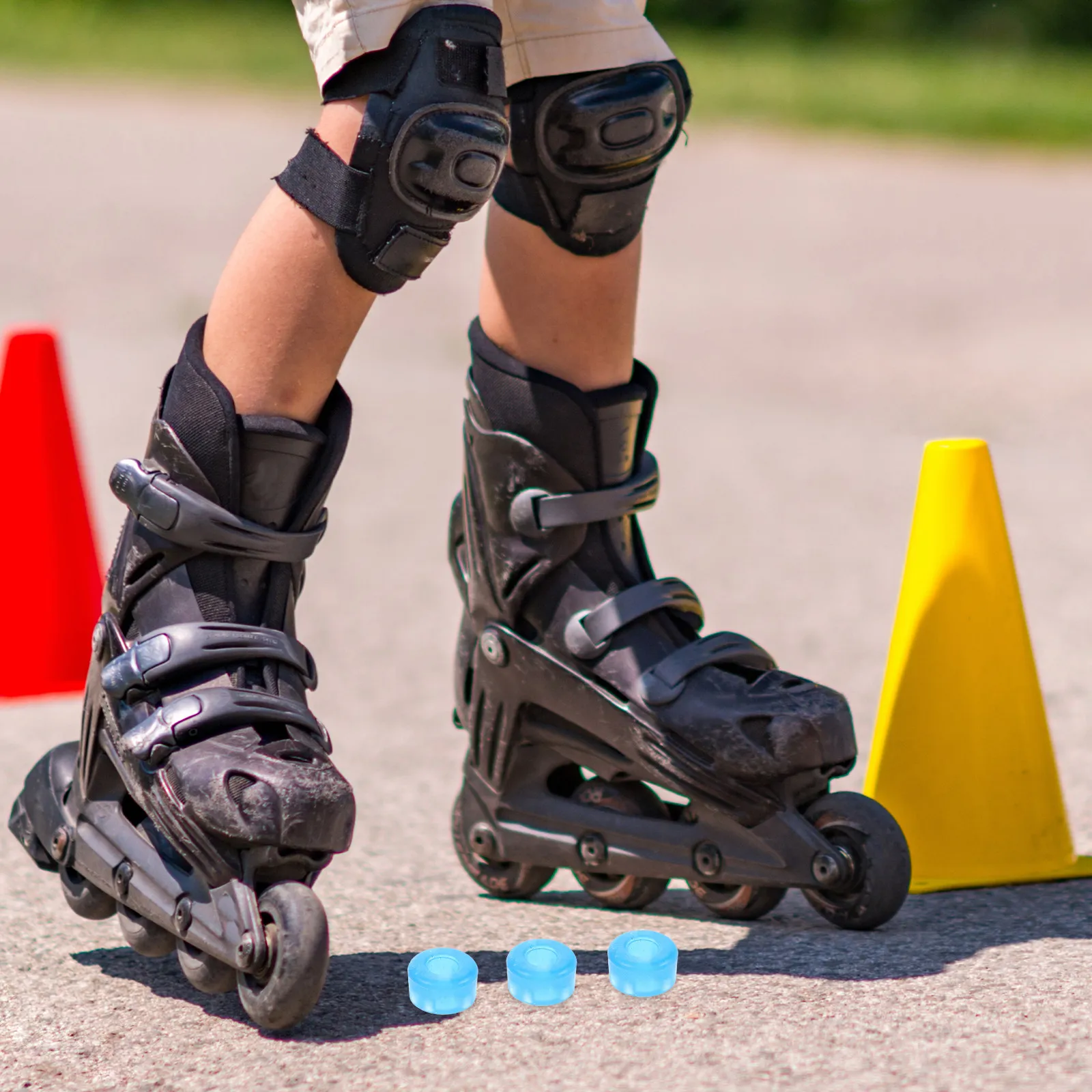 

10Pcs Skateboard Shock Pads 95A PU Bushings for Longboards Roller Skates Impact Protection Stability Comfort Accessories