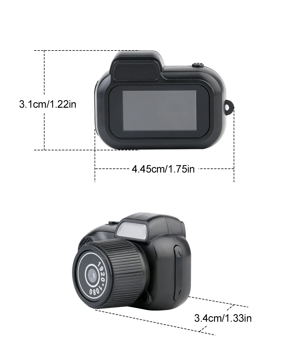 Mini Retro Camera for Kids 1080P HD Video Recording With 0.96 Inch Screen Portable Vintage Style Digital Camera Gift Y3000 Y2000