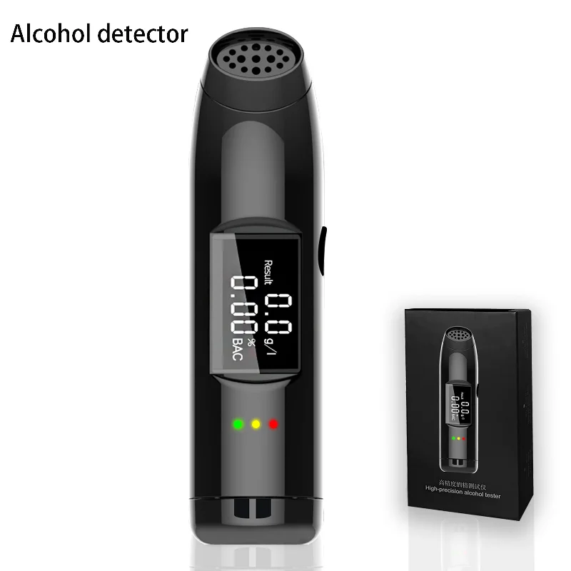 

Portable Alcohol Tester For Checking Drink Driving Blowing Type Alcohol Testing Detector USB Charging Alcohol Meter