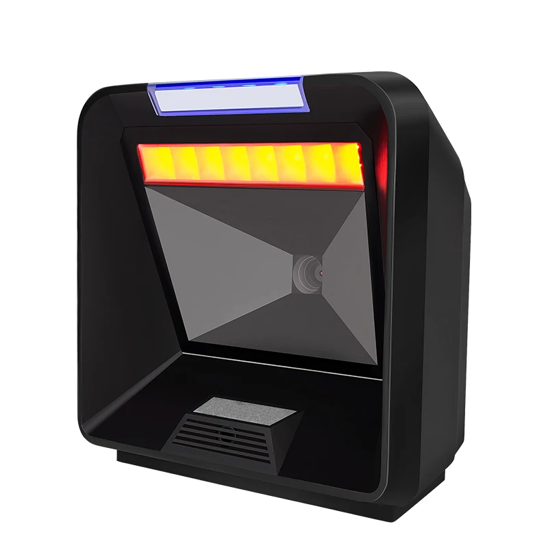 KEFAR 2D Platform Barcode Scanner Desktop Bar code Reader Omnidirectional Hands-Free Automatic Sensing Scanning
