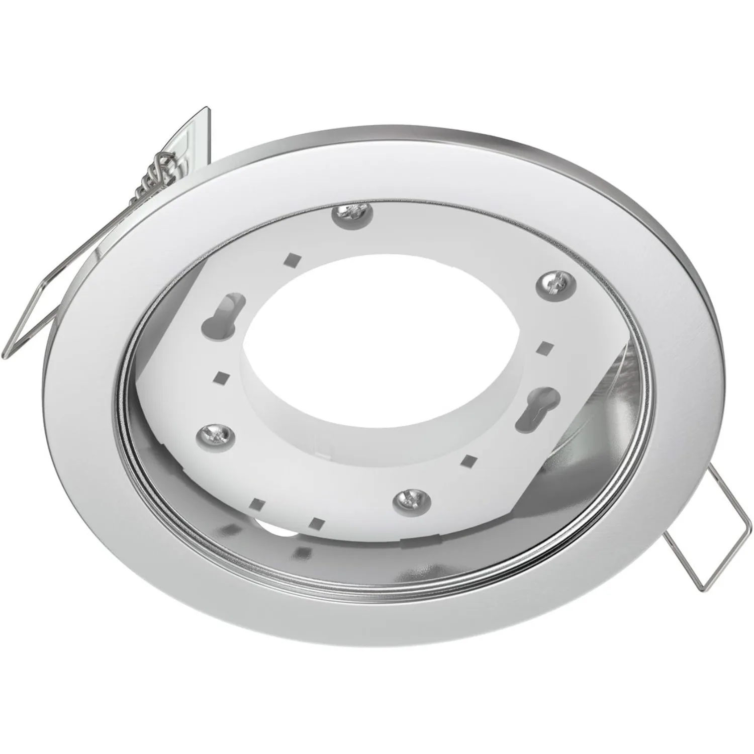 JOYINLED GX53 Light Holder Cabinet Lamp Holder Base 1/2/4/6/8/10 PCS Chrome Recessed Ceiling Light Round Light Source Bracket