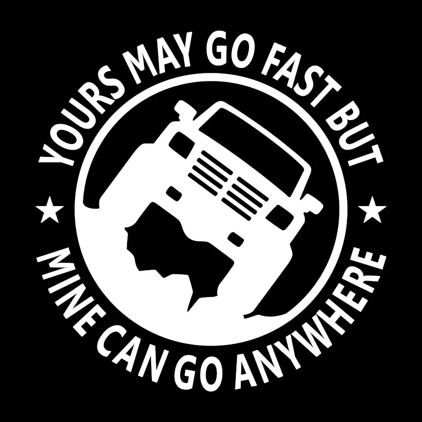 Funny Off Road 4WD Sticker SUV Pickup Trunk Vinyl Decal Waterproof Car Exterior Accessories For Jeep Nissan Ford Toyota VW