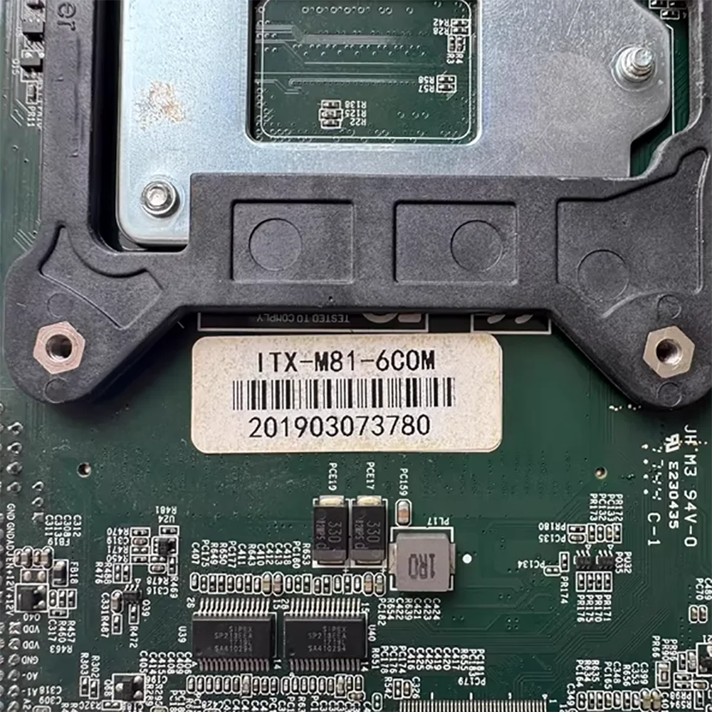 Placa base industrial 17x17 ITX-M81-6COM QM8000