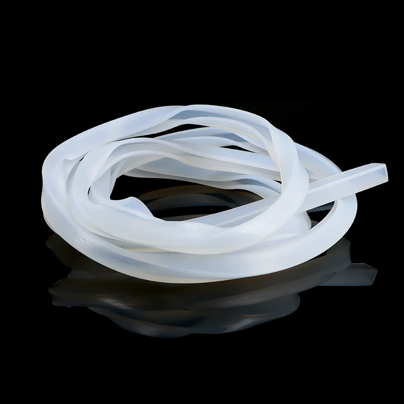 1/3M Silicone Rubber U Shape Seal Strip Solid Gasket Window Car Door Shower Frameless Glass Edge Weatherstrip Soft Protect