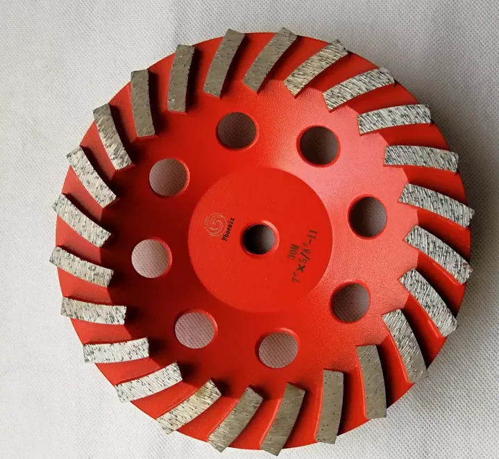 

TLF TOOL-Super Quality Hot Sales Phoenix 5, 7 Inch Diamond Cup Grinding Cup Wheel Disc for Concrete Cement Terrazzo