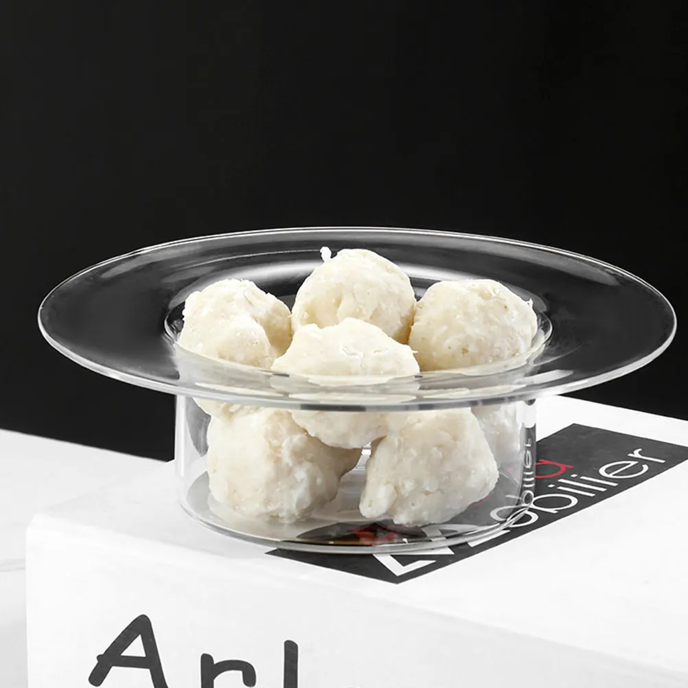 

2Pcs Clear Glass Salad Bowl Multi-Use Fruit Serving Bowl for Dessert Yogurt Oatmeal Household Food Storage