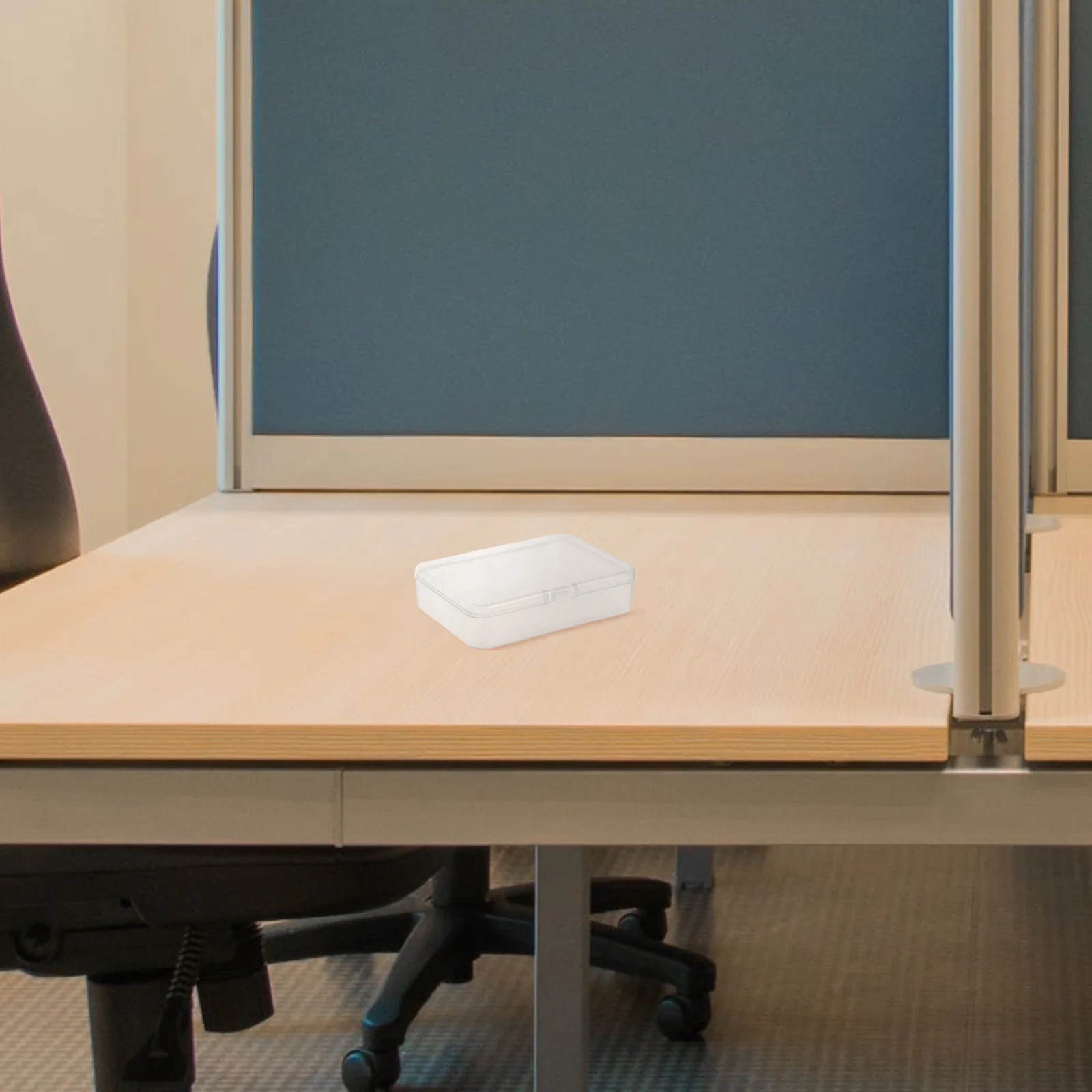 

10Pcs Transparent Storage Box Clear Plastic Organizer for Trading Cards Beads Crafts Business Card Holder Play Cards Case