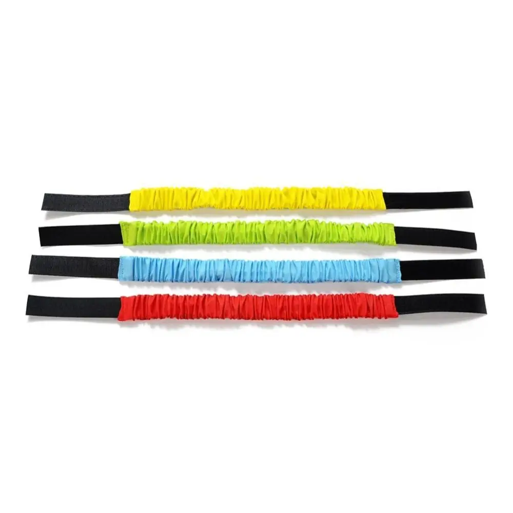 2 Person 3 Foot Group Game Elastic Puttee Multi Person Parent-child Game Sports Game Pros Solid Color Elastic Strap Kindergarten