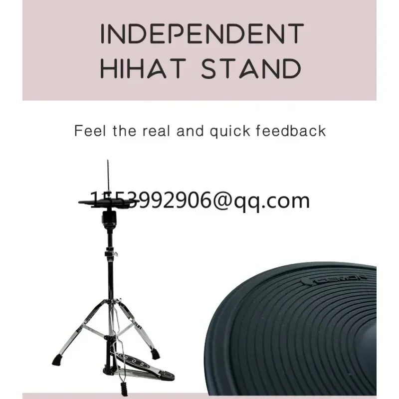 Lemon Cymbal Hi-hat and Sensor Set for Electronic Drum
