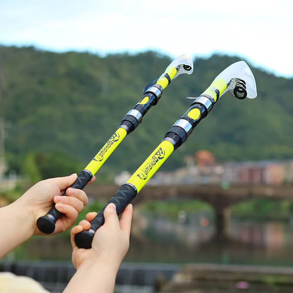 BAKAWA Super Stretching Rod 2.1/3.0M Portable Long Distance Throwing Fishing Rod Fishing Accessories  Fishing Bait Pesca