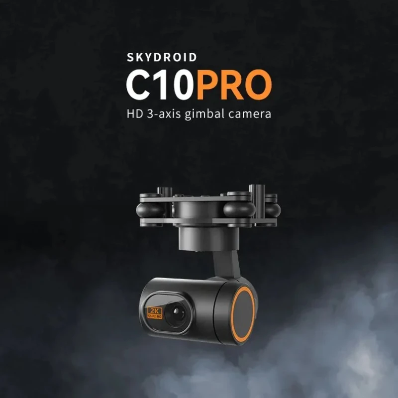 Skydroid C10 Pro Маленькая 2K HD 3-осевая карданная камера Поддержка обратной связи 1080P Совместимость с пультом дистанционного управления T12/H12/H16/H16Pro