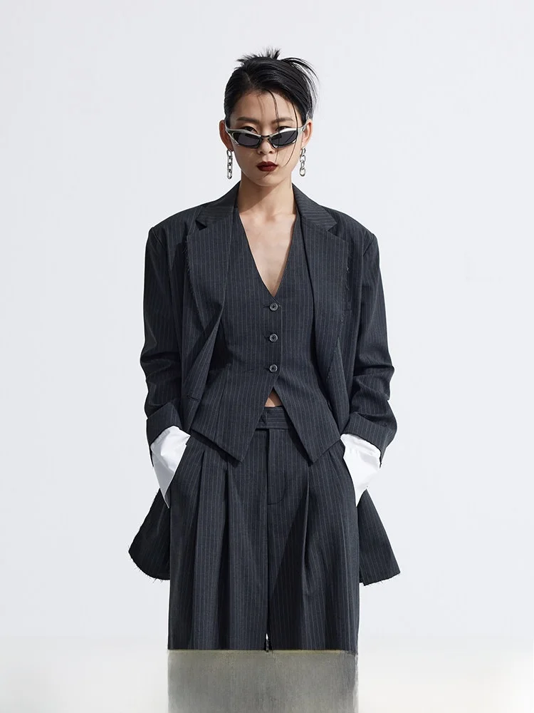 

Ourhour женский лоскутный комплект для подвешивания Ne, жилет из двух предметов, весенний дизайн, медицинский ансамбль, полиэфирная ткань