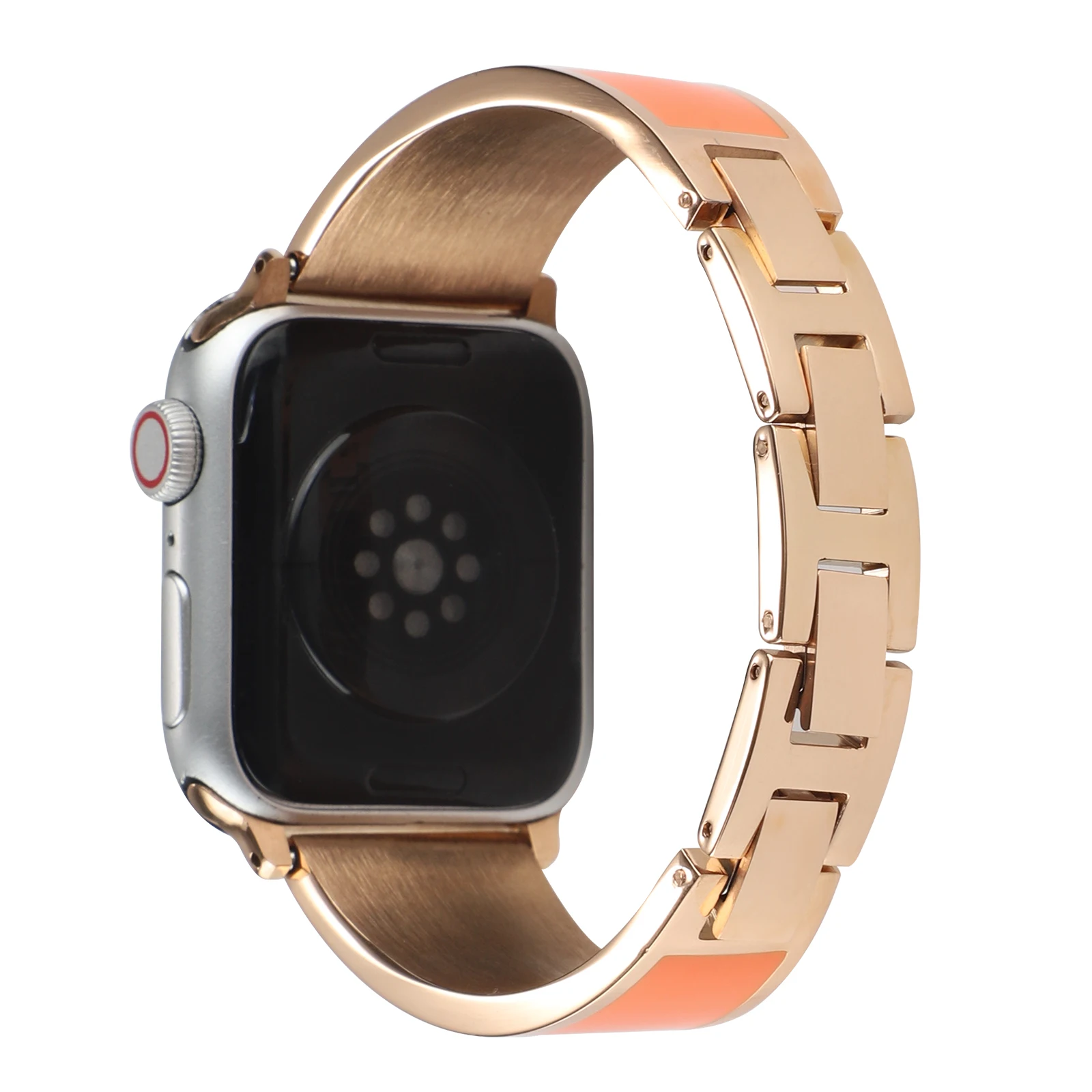 Correa para Apple Watch pulsera nueva banda de pegamento por goteo 49mm45mm44mm42mm41mm40mm38mm correa de acero para hombres y mujeres para cinturón Iwatch