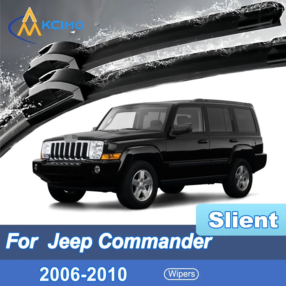 

Silent Beam Wiper Blades For Jeep Commander XK XH(diesel export version) 2006-2010 Noise-Free Windshield Wipers High-Performance