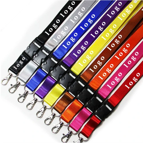 100 Uds. Cordón personalizado gratis patrón personalizado/LOGO cuerda colgante para el cuello impresión colorida correas DIY 2CM de ancho