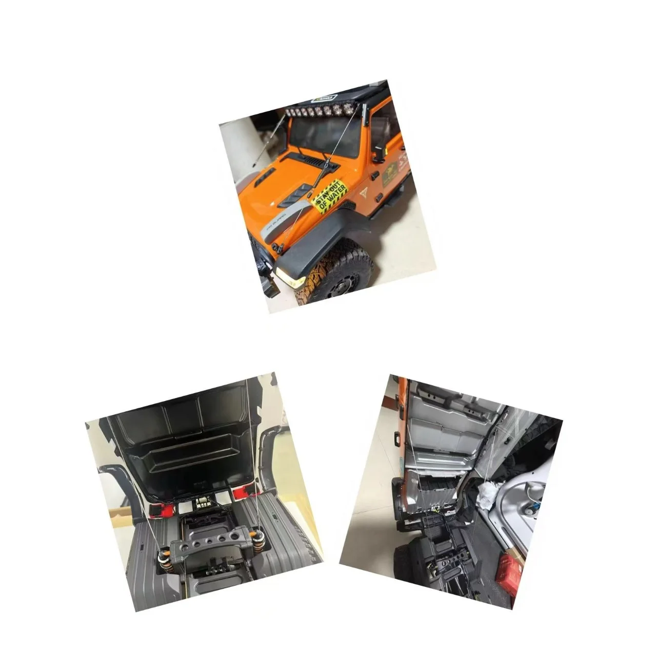 سيارة تسلق RC 1/10 1/8 1/7 محاكاة المزاج قطعة شجرة فرع فاصل قذيفة السيارة الحد حبل عالمي