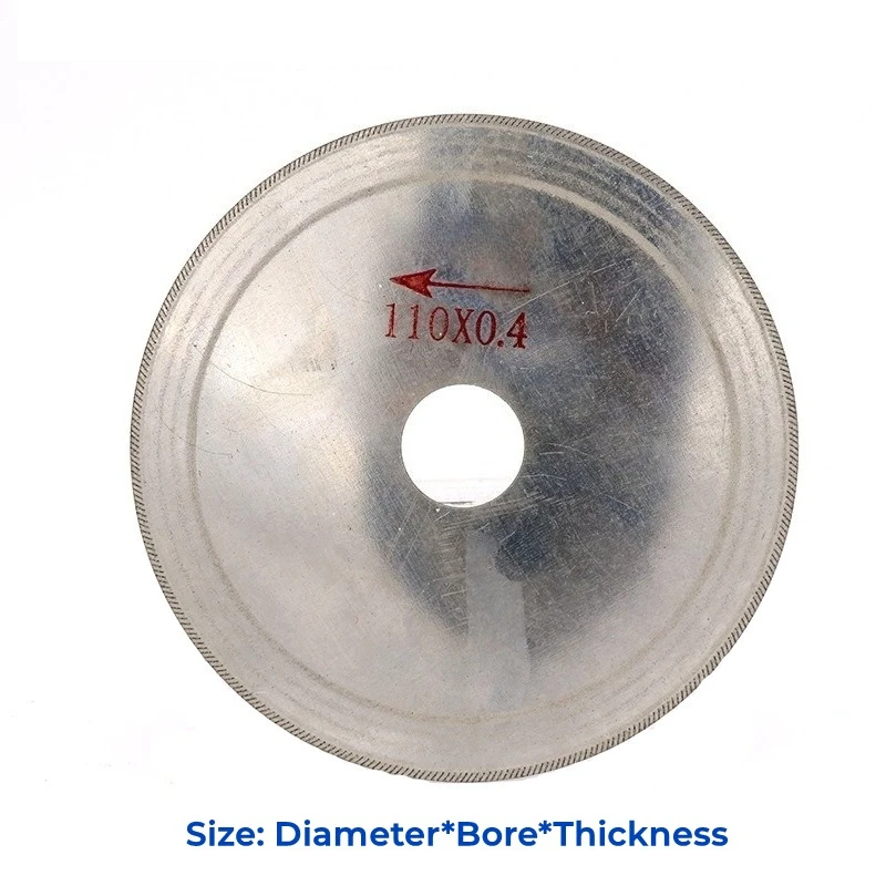 80/100/110/120/150/200mm Cutting Disc Ultra-thin Circular Saw Blade Super Thin Saw Blade Wheel Agate Glass Gems Stone