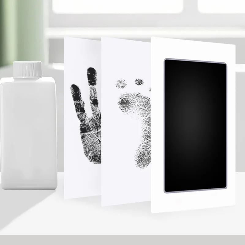 Free Wash Hand and Foot Printing Platform Silkworm Footprint Safety Anti-counterfeiting Newborn Fingerprint Commemorative Gift