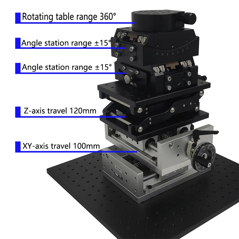 Six-dimensional Displacement Table Six-dimensional Adjustment Table Manual Multidimensional Adjustment Table SDZ-605M