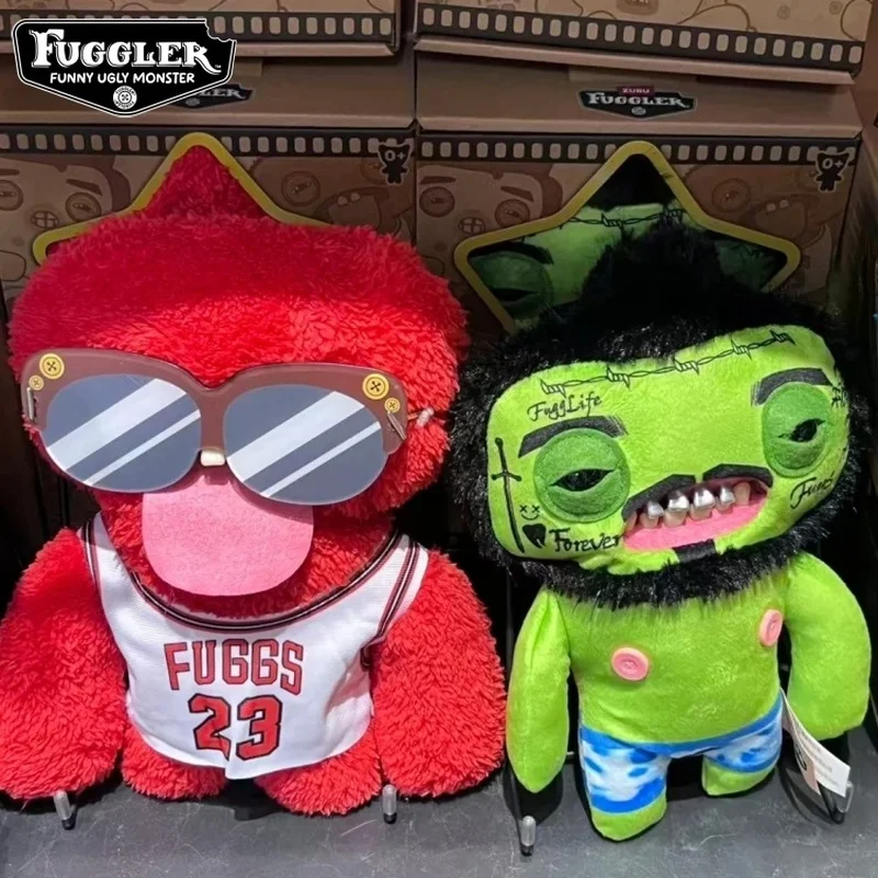 

Fuggler Fuggstars! Series New Arrival Ugly Cute Teeth Monsters Plush Doll Stuffed Toys Desktop Ornament Collection Birthday Gift