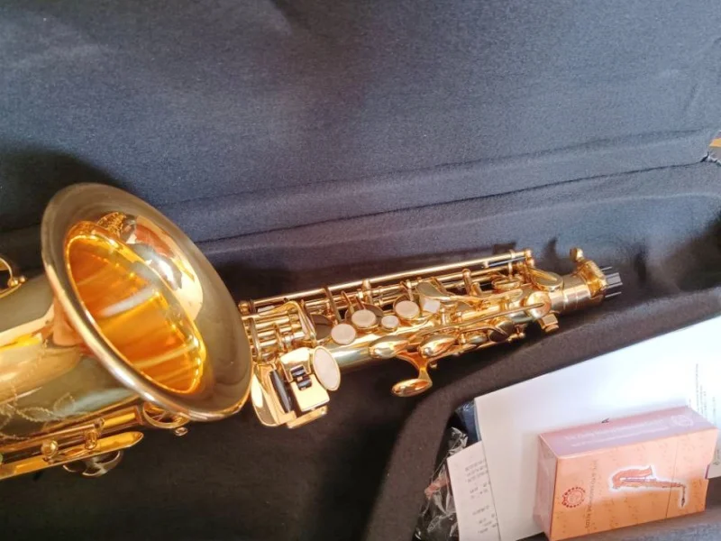 New Professional Alto Saxophone in E flat key design 1 to 1 model saxophone instrument With Case Accessories