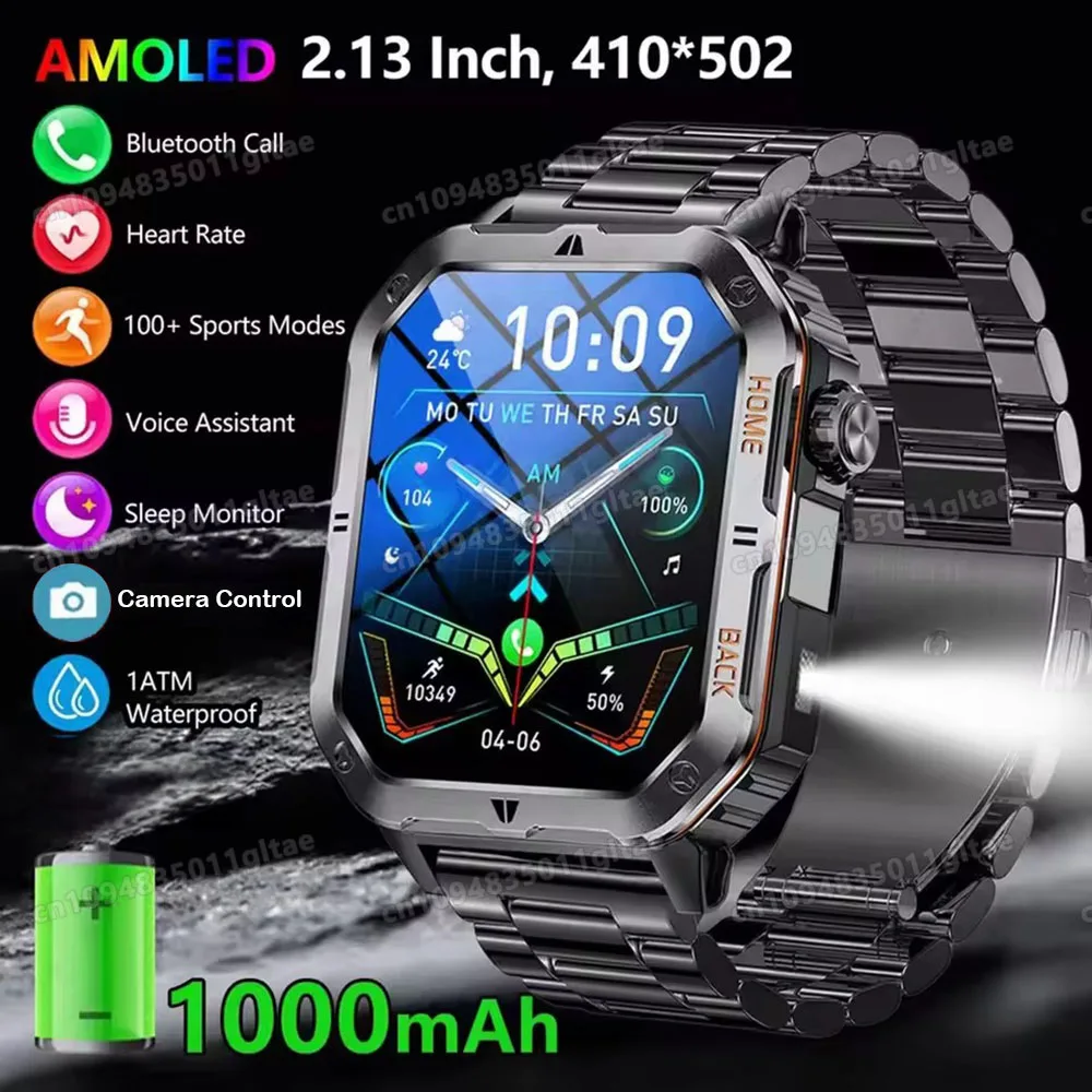New Global Smartwatch 2.01 Inch 1100mAh Large Battery LED Li