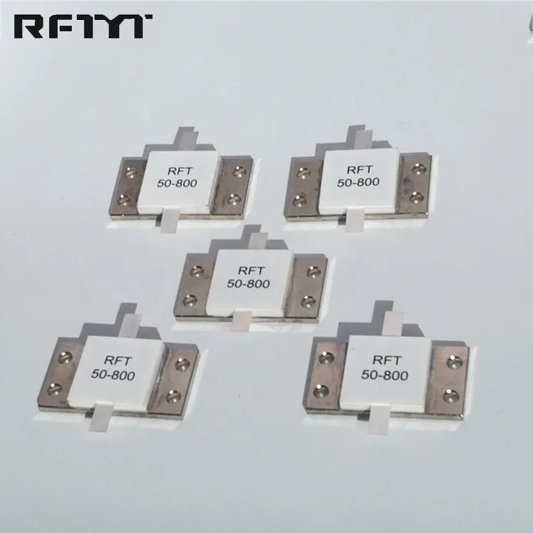 RFTYT 1000W 800W 500W 400W 250W 50 ohm RF Flanged Resistor Film Resistor