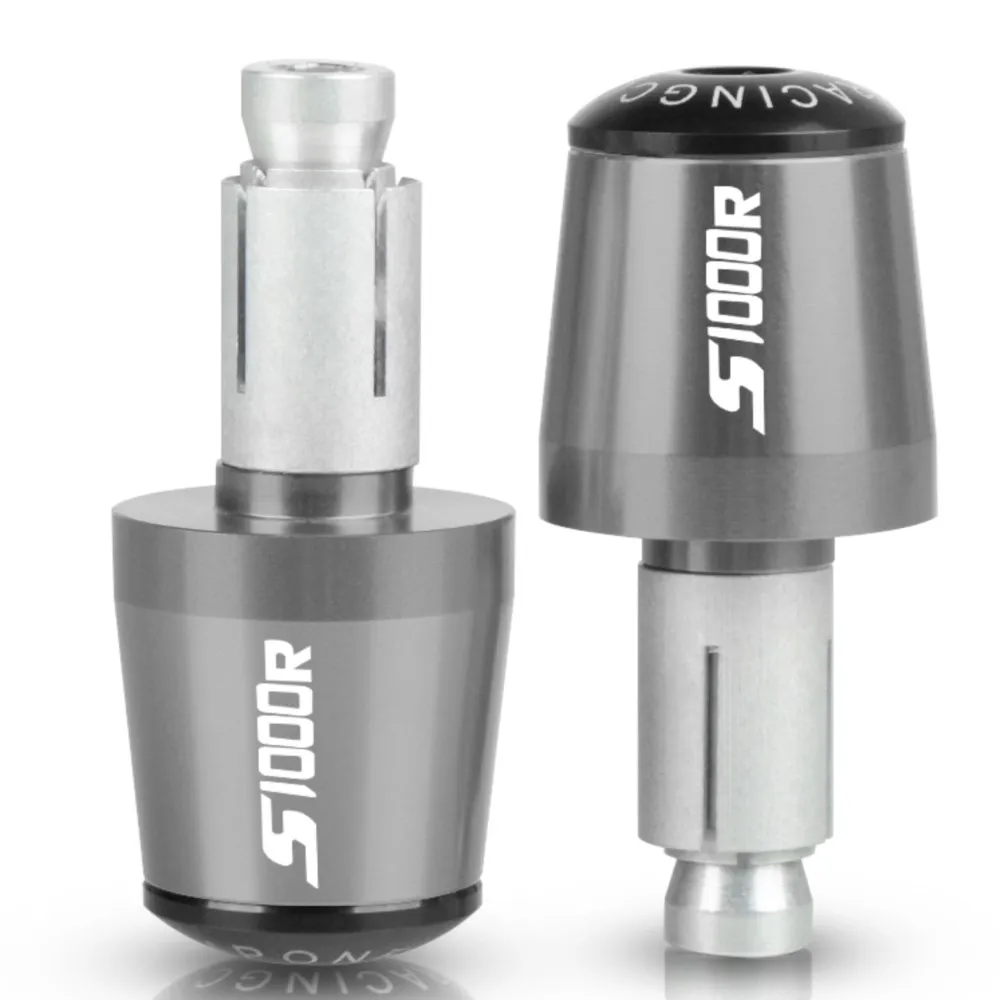 CNC Billet Aluminum Motorbike HBAR END CAP Handle Bar Cap End Plugs For BMW S1000 R RR S1000RR 09-16 S1000R 2014 2015 2016 2009