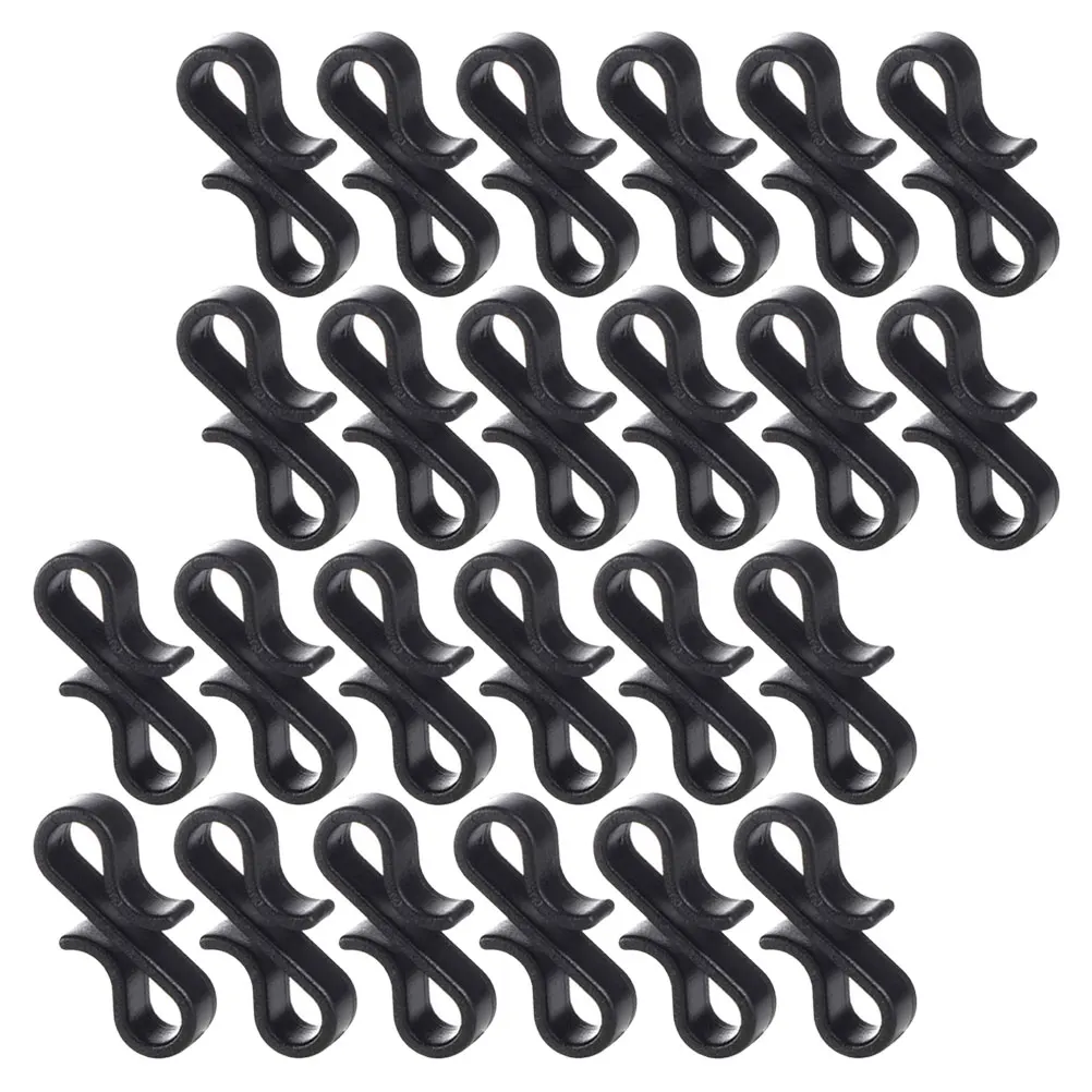 

50pcs Light Clips Plastic Hooks Gutter Christmas Hanger Mini String Mounting Decoration LED Solar Outdoor Lighting