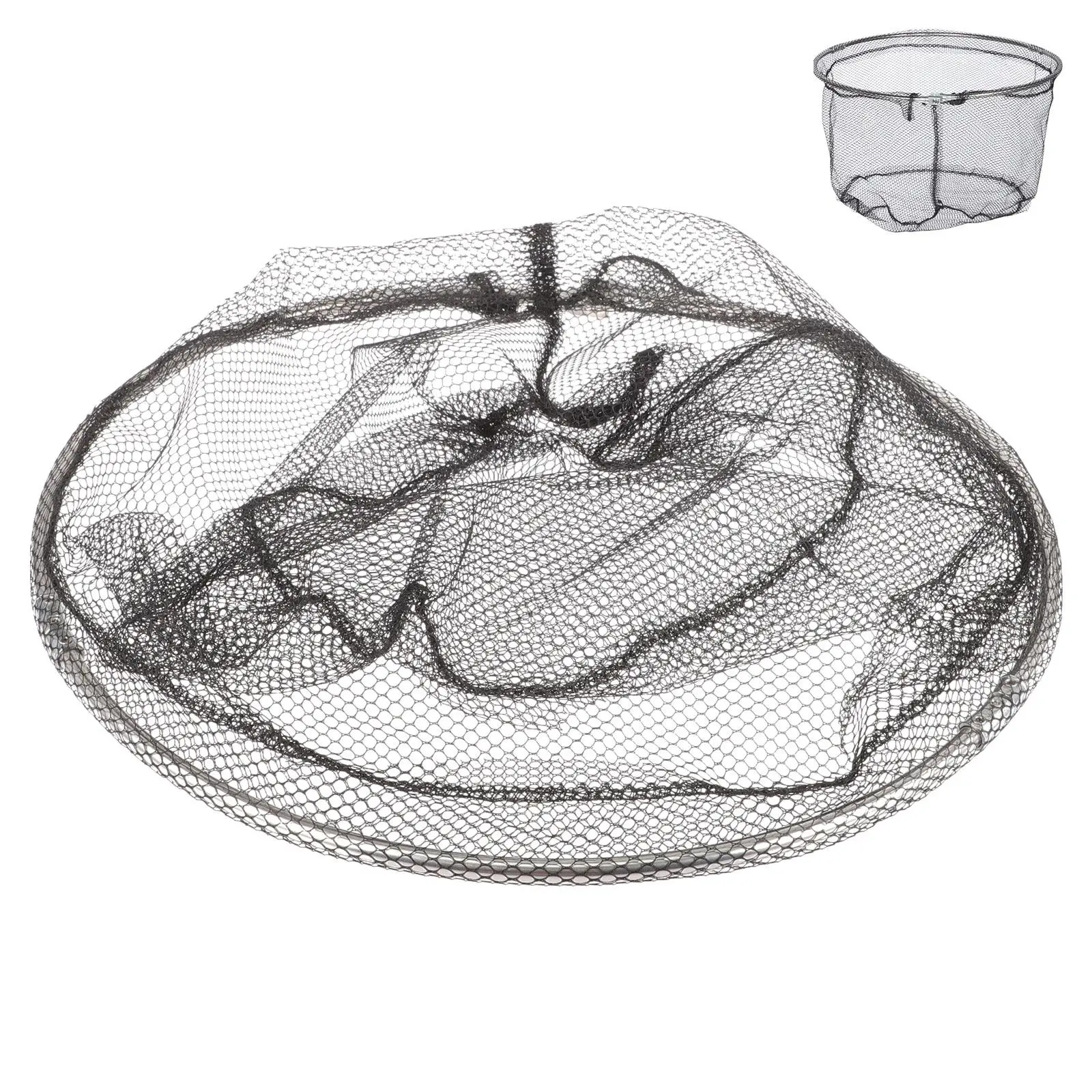 

Stainless Steel Fishing High Strength Durable Head Mesh Catching Fishpond Equipment Ocean Sea Lightweight Portable
