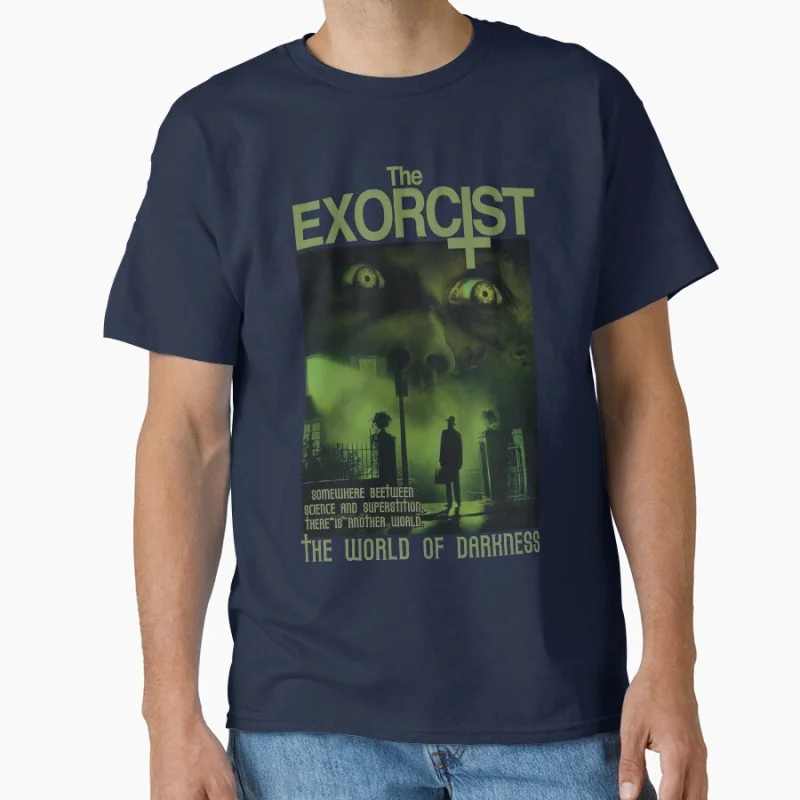 Classic Horror movie The exorcist Pazuzu face creepy demon Scary halloween Gift T shirt for men large size Tops