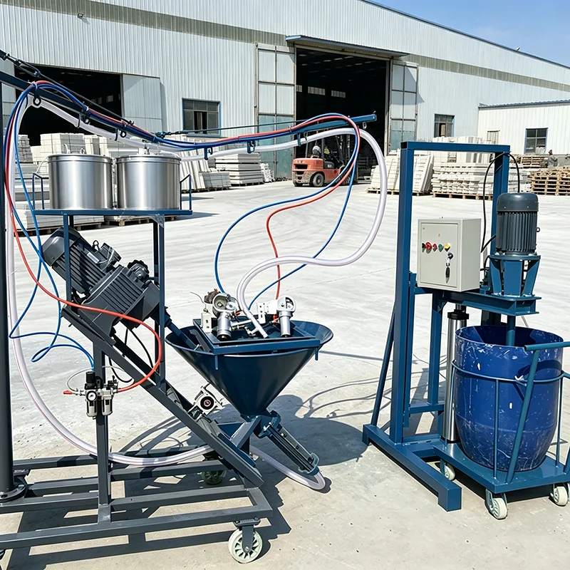 Screw‑driven GRC Spray Machine Complete GFRC Spraying Unit With Concentric Spray Gun for GRC Decor Parts