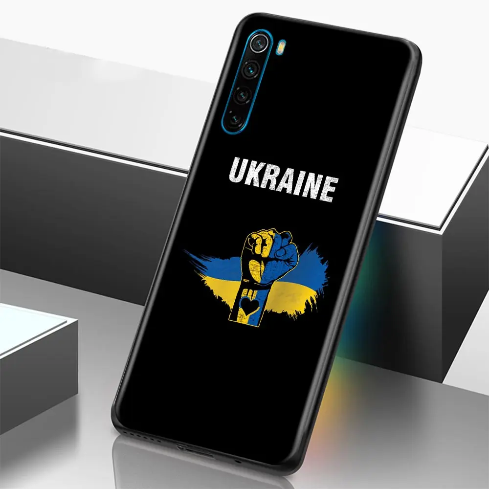 Case Fundas For Redmi Note 9 9S 9T 10 10S 11 11S 11T 8 8T 7 POCO M4 Pro Cases Silicone Cover Ukraine Ukrainian Flag