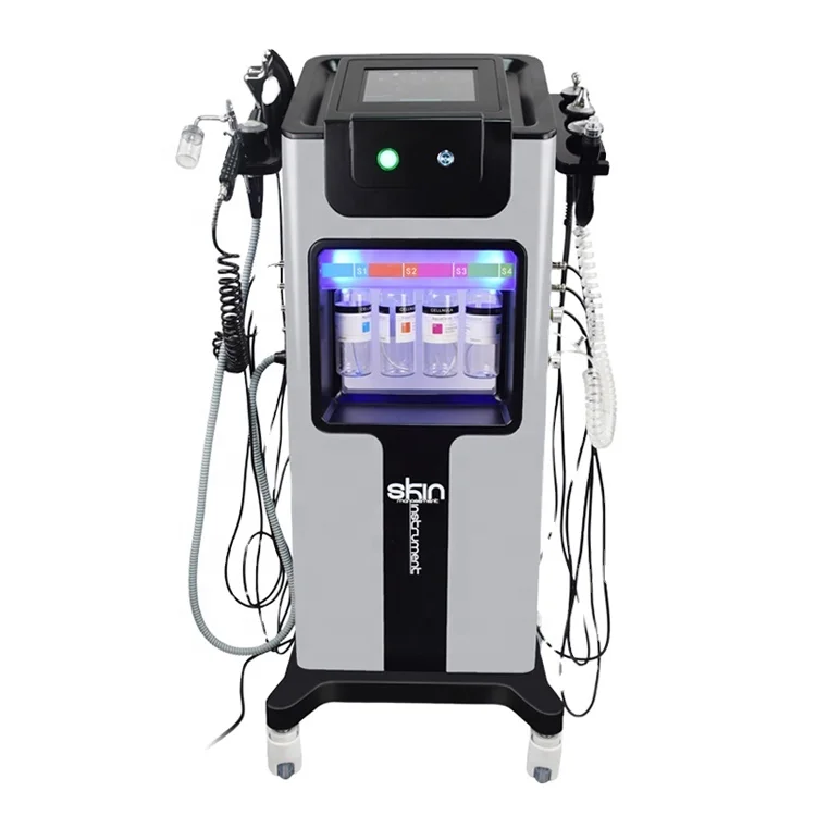 9 In 1 Dermabrasion Aqua water Peel Face Machine Microdermabrasion BIO Face lift Skin Care Beauty Machine