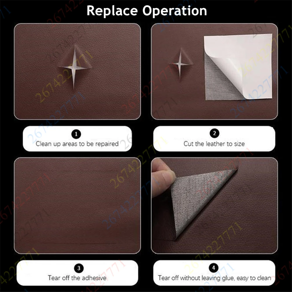 PU Leather Repair Patch 6